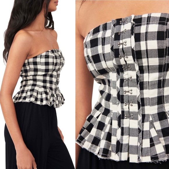 Free People Lights Out Corset Top - Picture 5 of 17